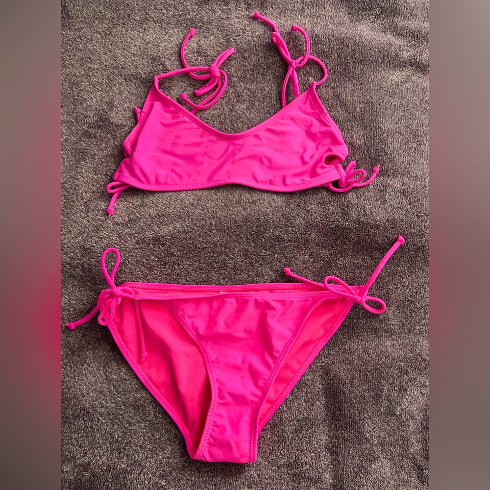 NEON PINK BIKINI SIZE M